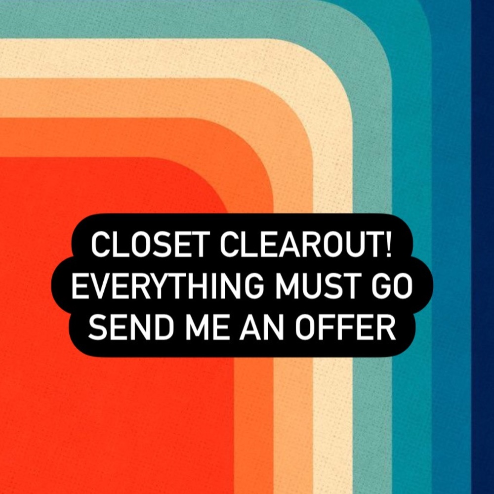 All reasonable offers accepted!